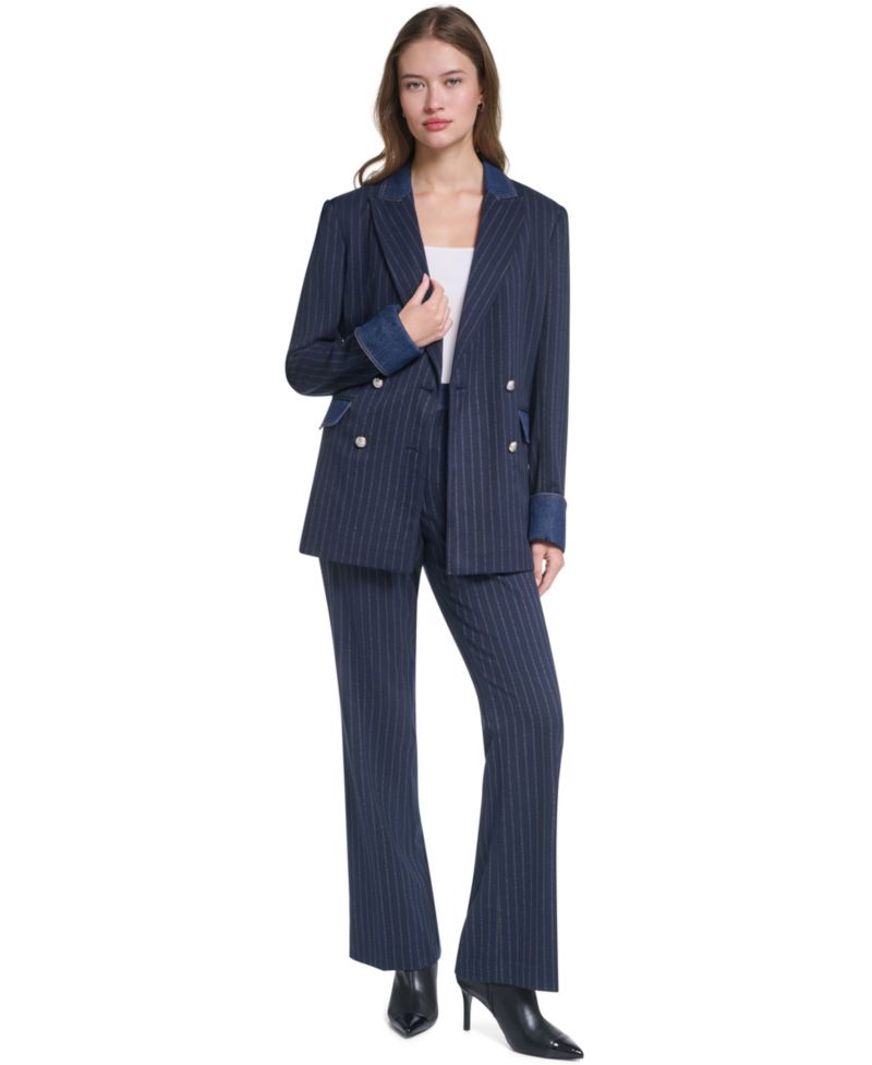 Women's Button-Front Collared Blazer