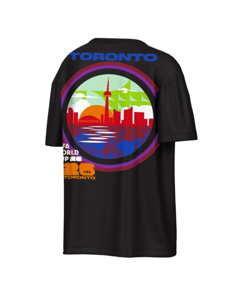Men's Black FIFA World Cup 2026 Toronto City Reflections T-Shirt