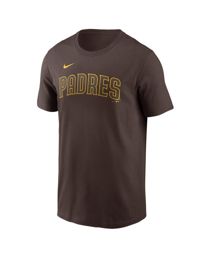 Men's Yu Darvish Brown San Diego Padres Fuse Name & Number T-Shirt