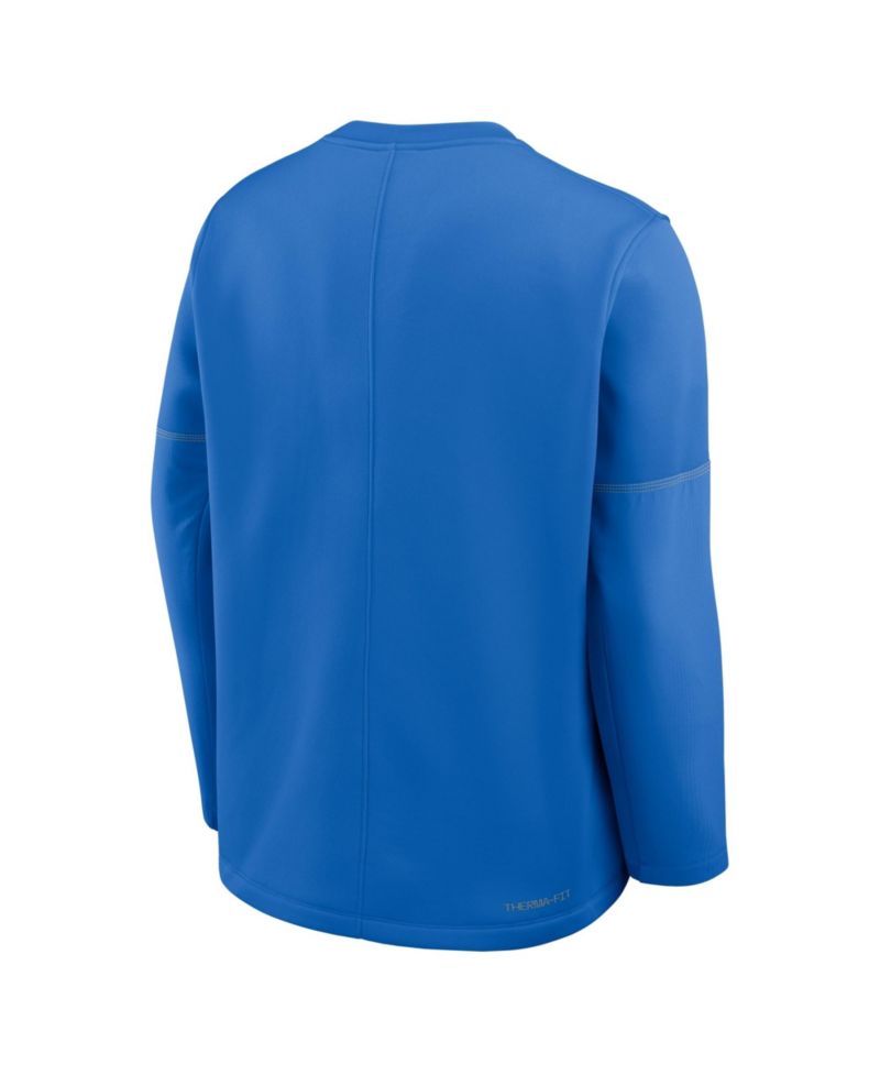 Men's Blue UCLA Bruins 2026 Sideline Coaches Therma-FIT Long Sleeve Top