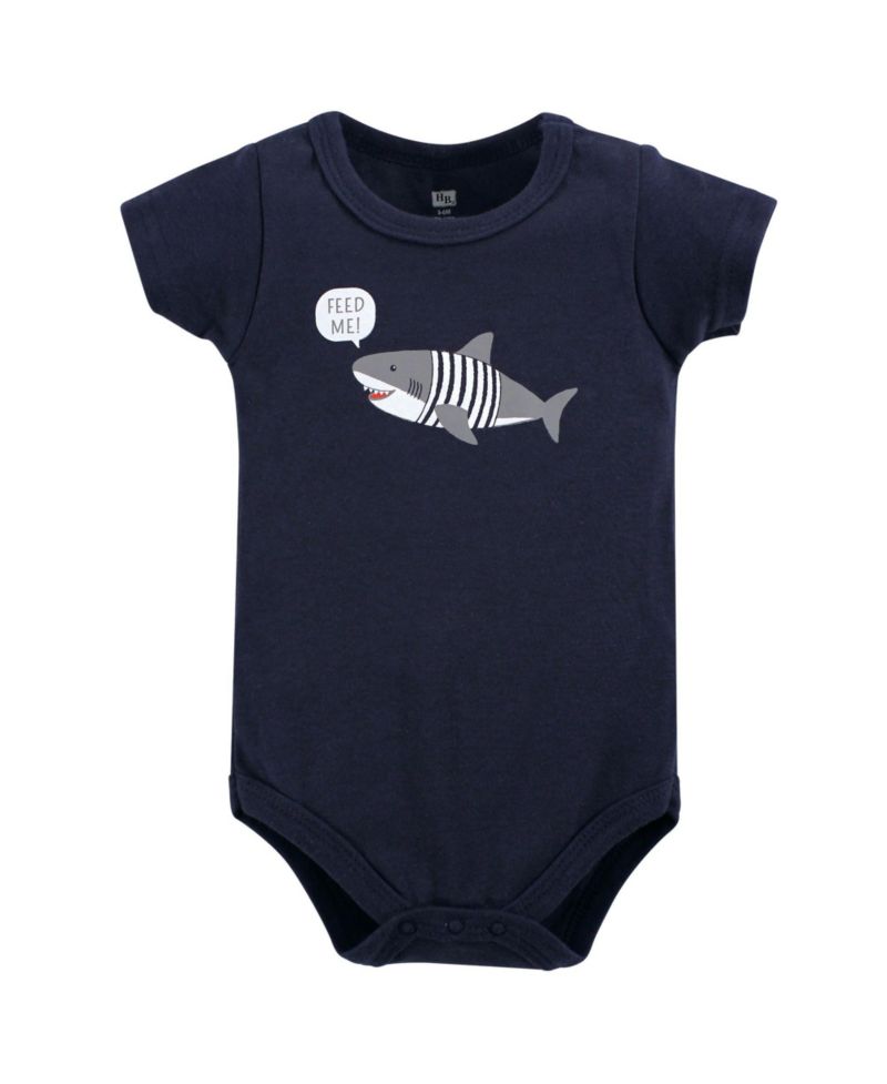 Baby Boys Hudson Cotton Bodysuit, Shorts and Shoe Set