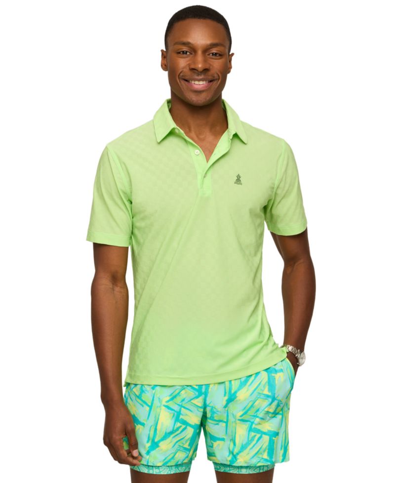 Men's Vanna Textured Performance Polo Shirt