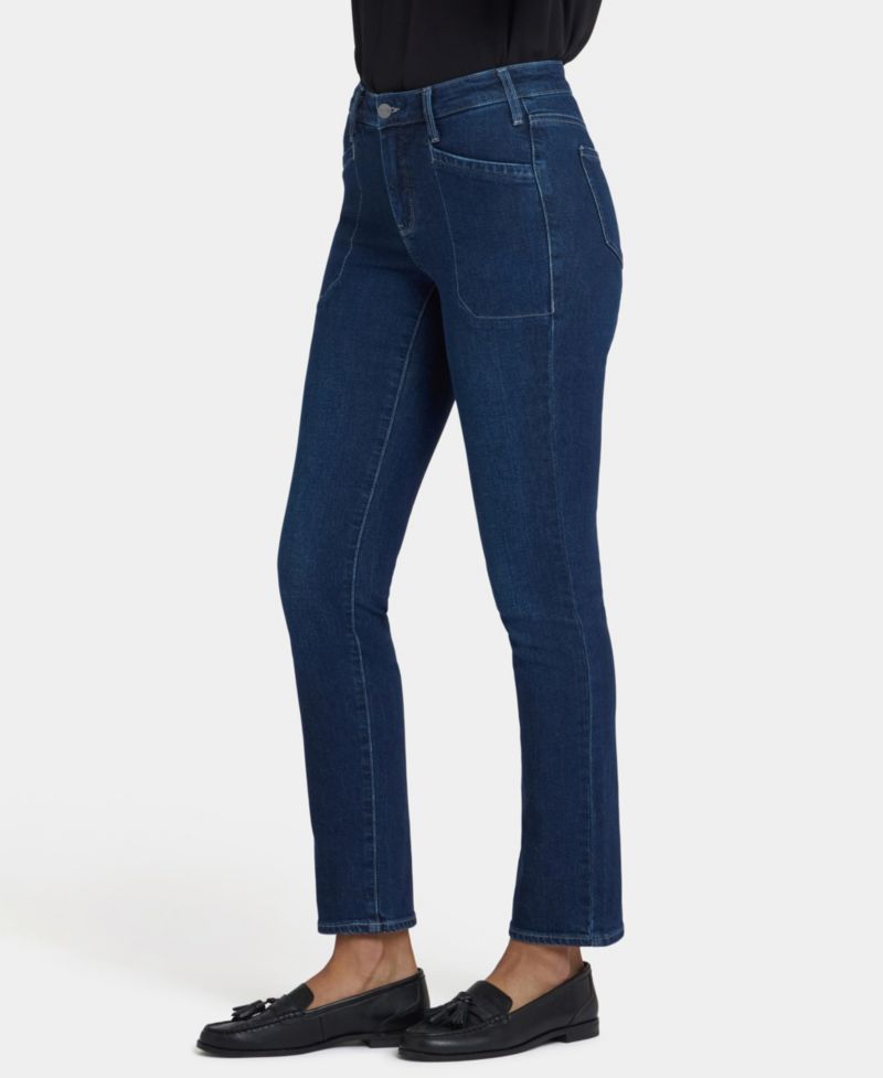Petite Sheri Slim with Welt Utility Pockets Jeans