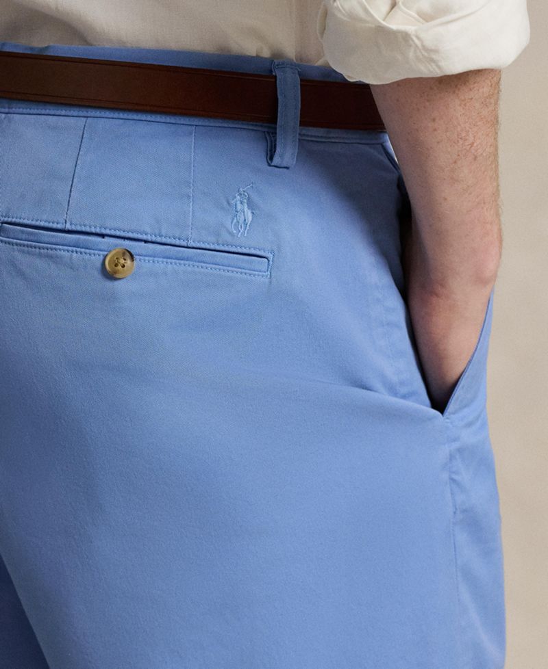 Men's Stretch Classic-Fit Chino Shorts, 9" inseam