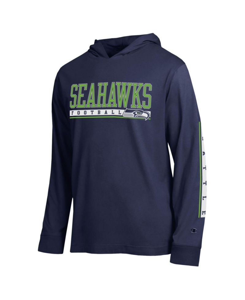 Men's College Navy Seattle Seahawks All Star Hooded T-Shirt