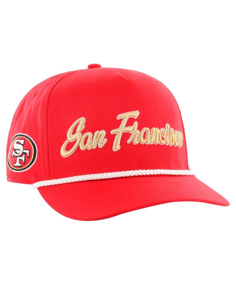 Men's Scarlet San Francisco 49ers Overhand Hitch Adjustable Hat