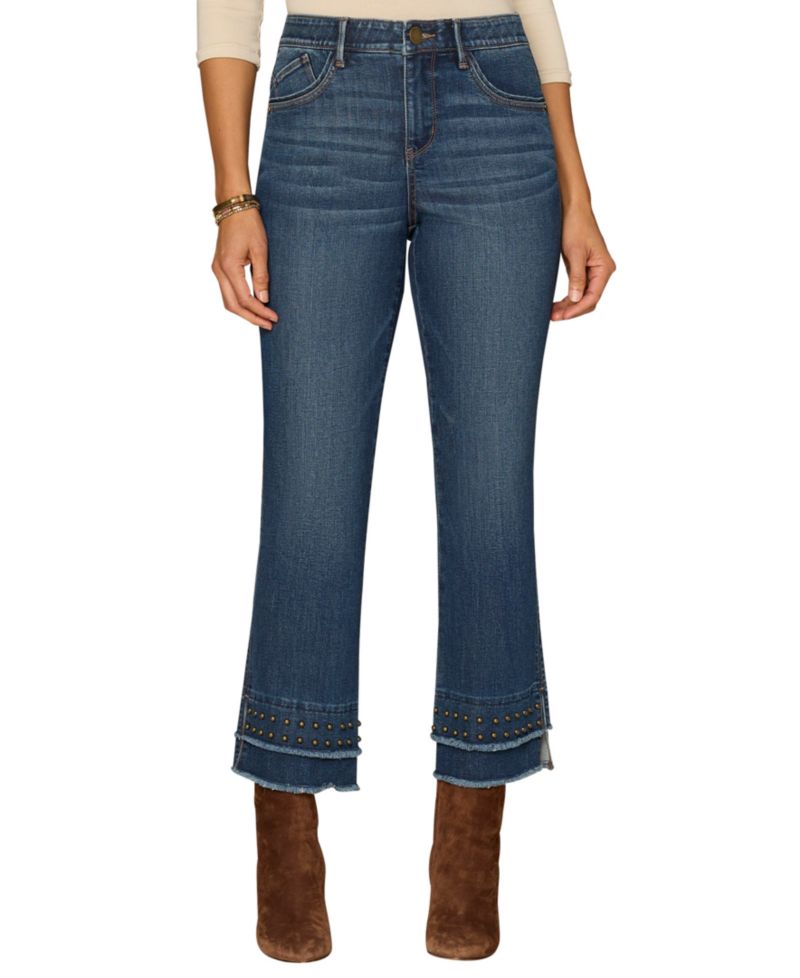 Petite "Ab"solution Mid-Rise Kick Flare Jeans
