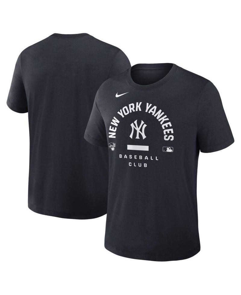 Men's Navy New York Yankees Authentic Collection Early Work Tri-Blend Dri-FIT T-Shirt