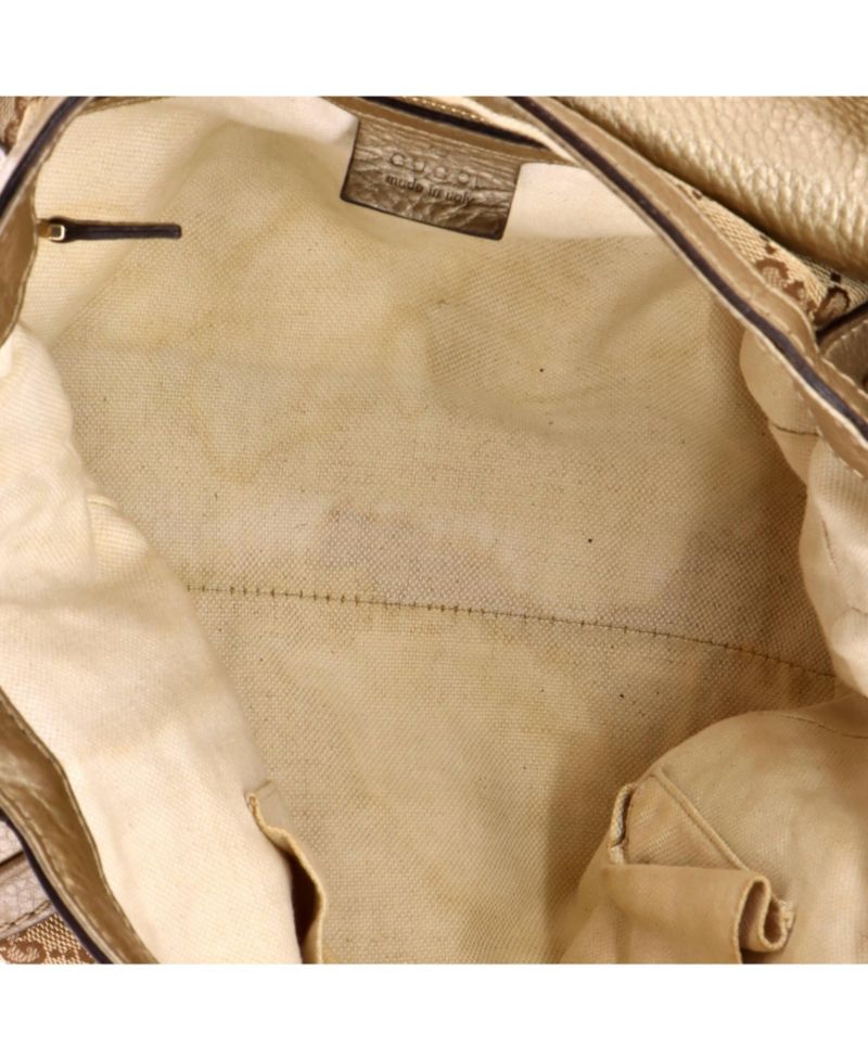 Medium Bella Flap Shoulder Bag GG Canvas with Leather