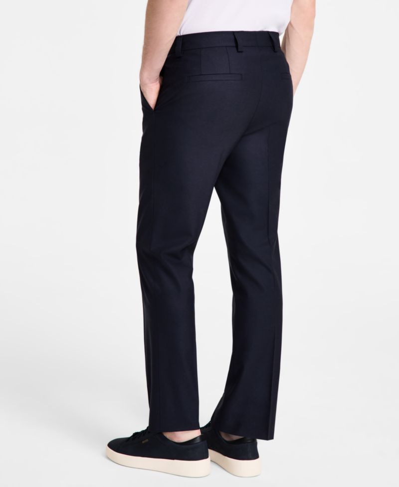Men Modern-Fit Wool Blend 2-Piece Suit