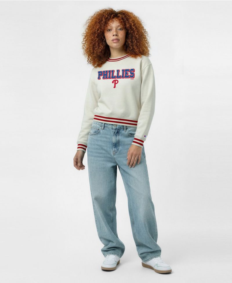 Women's Philadelphia Phillies Reverse Weave Graphic Sweatshirt