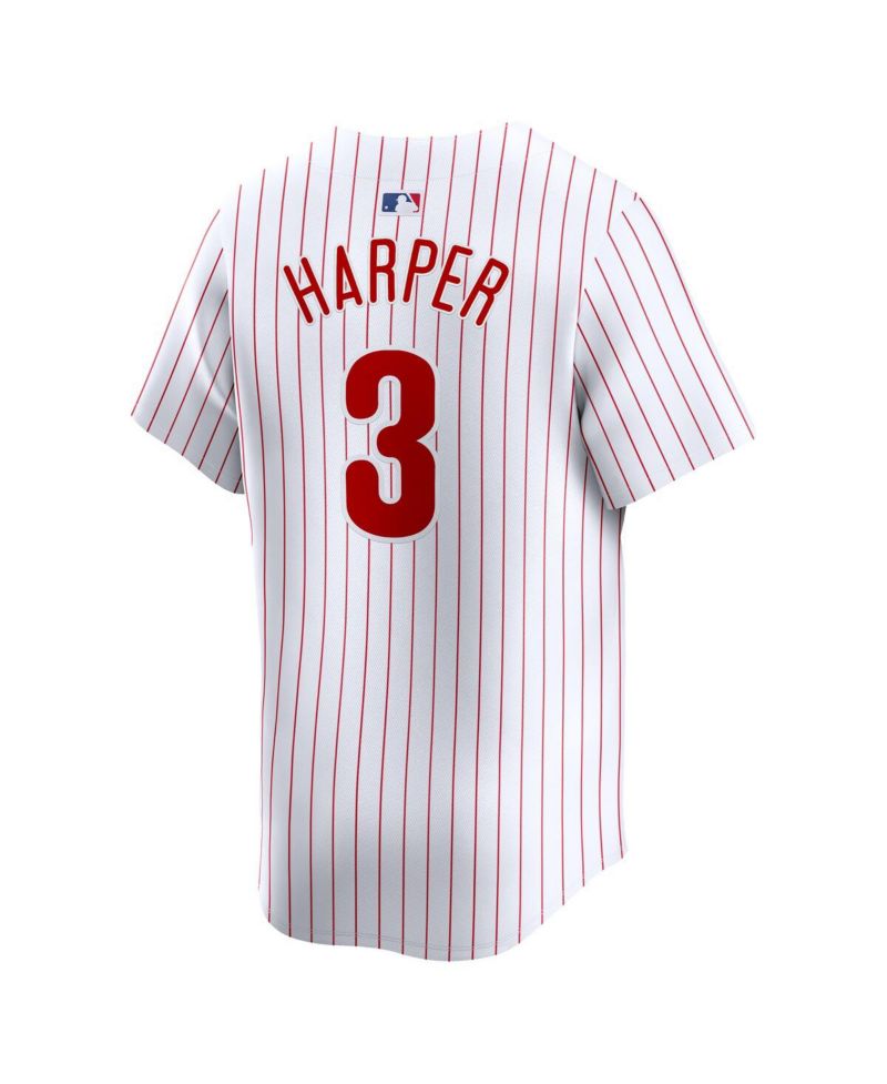 Big Boys and Girls Bryce Harper White Philadelphia Phillies Home Limited Player Jersey