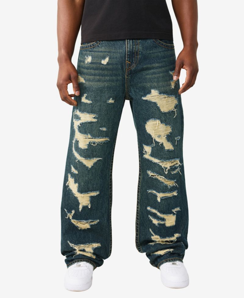 Men's Regular-Fit Vinny Ultra Baggy Destroyed Jeans
