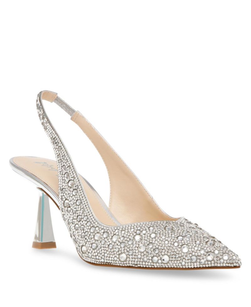 Clark Rhinestone Slingback Pumps