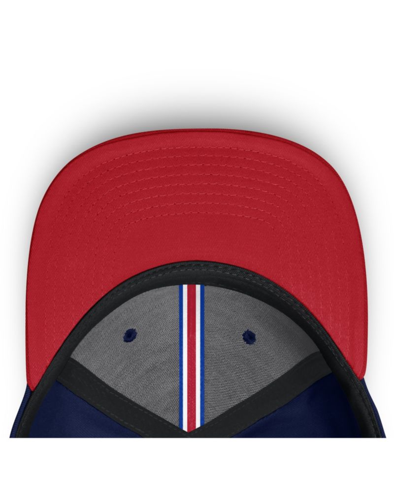Men's Navy/Red New York Rangers Flex Fit Hat