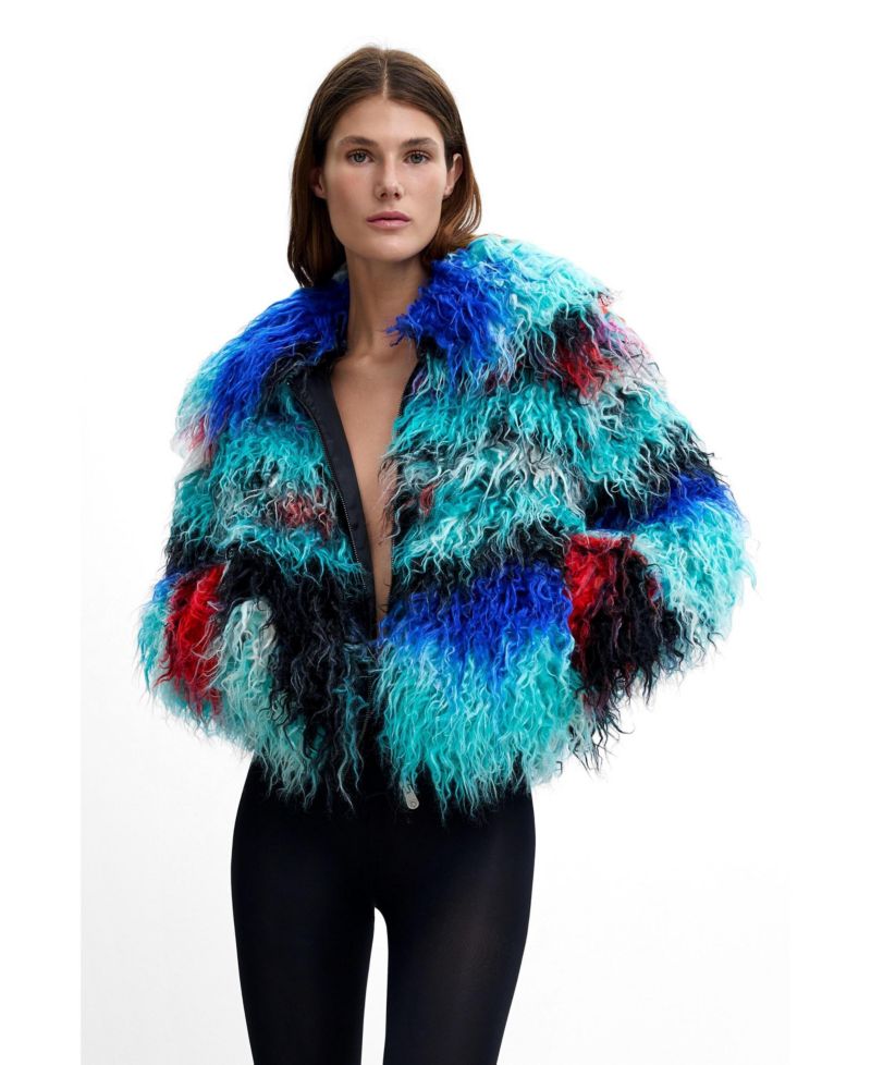 Women's Long Hair Coat Lacroix