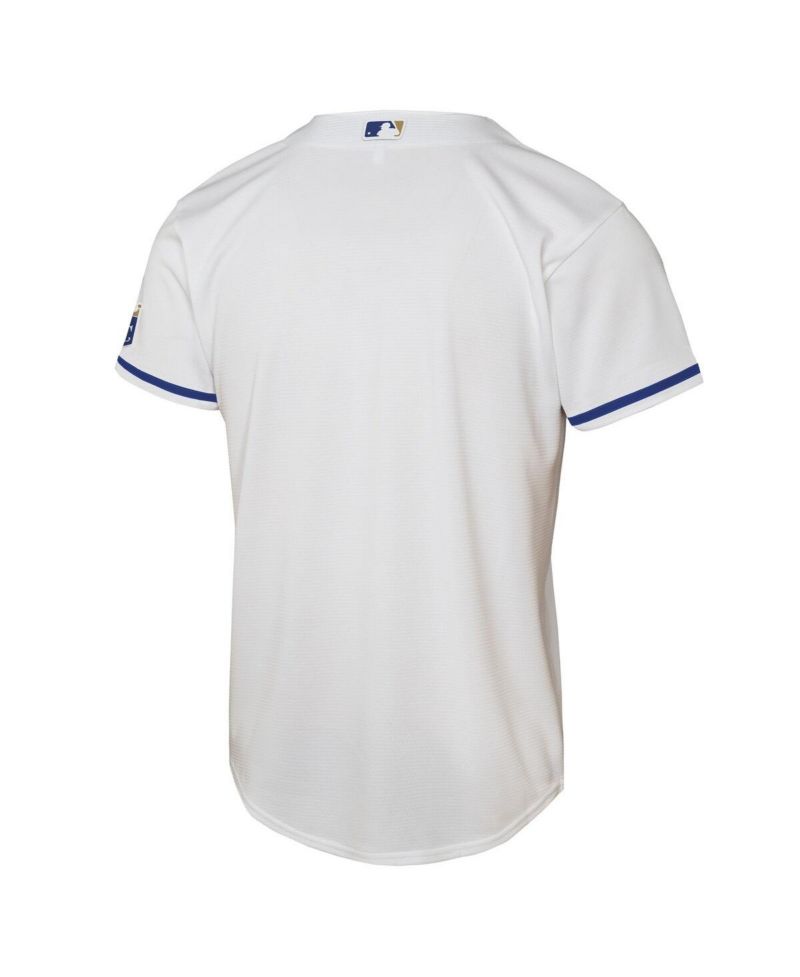 Big Boys and Girls White Kansas City Royals Home Stadium Jersey