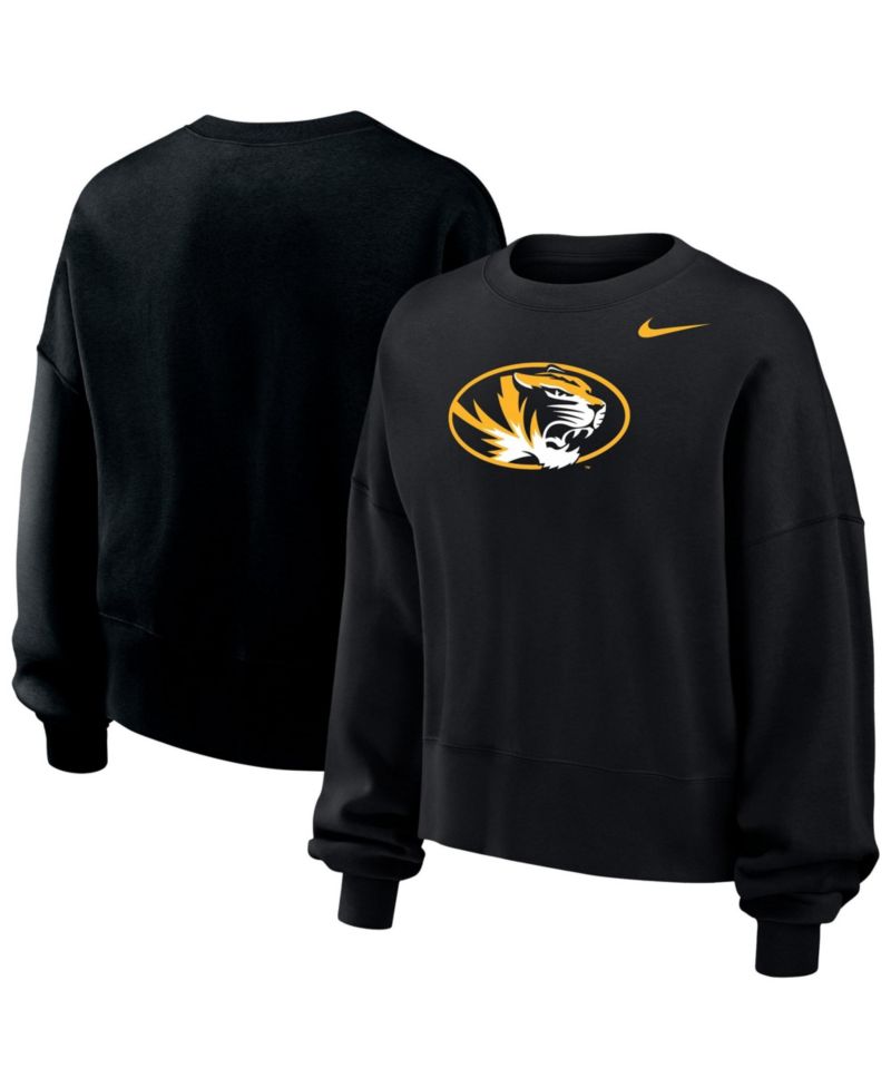 Women's Black Missouri Tigers Phoenix Fleece Pullover Sweatshirt