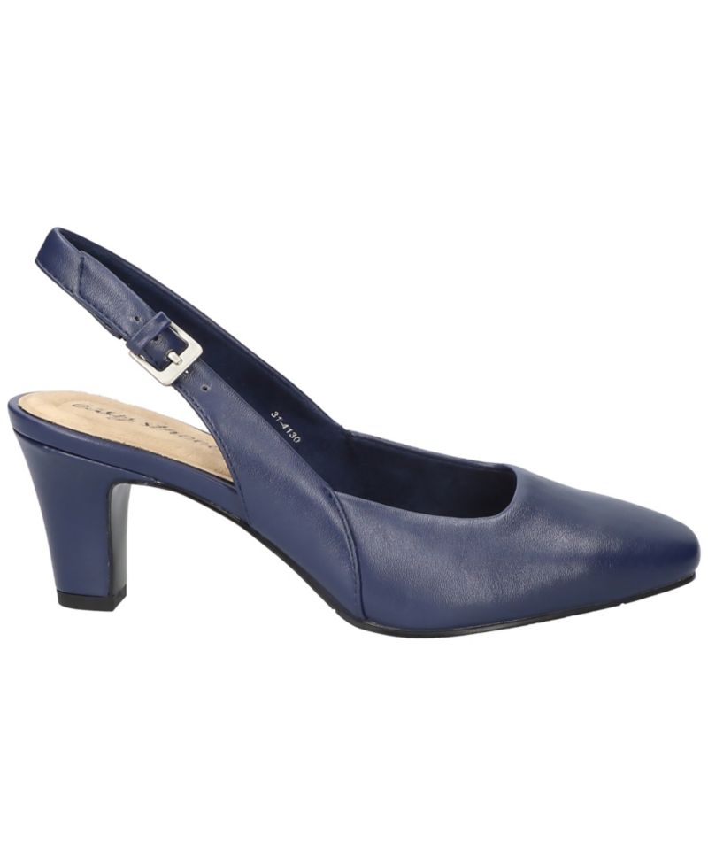 Ritsa Square Toe Slingback Pumps