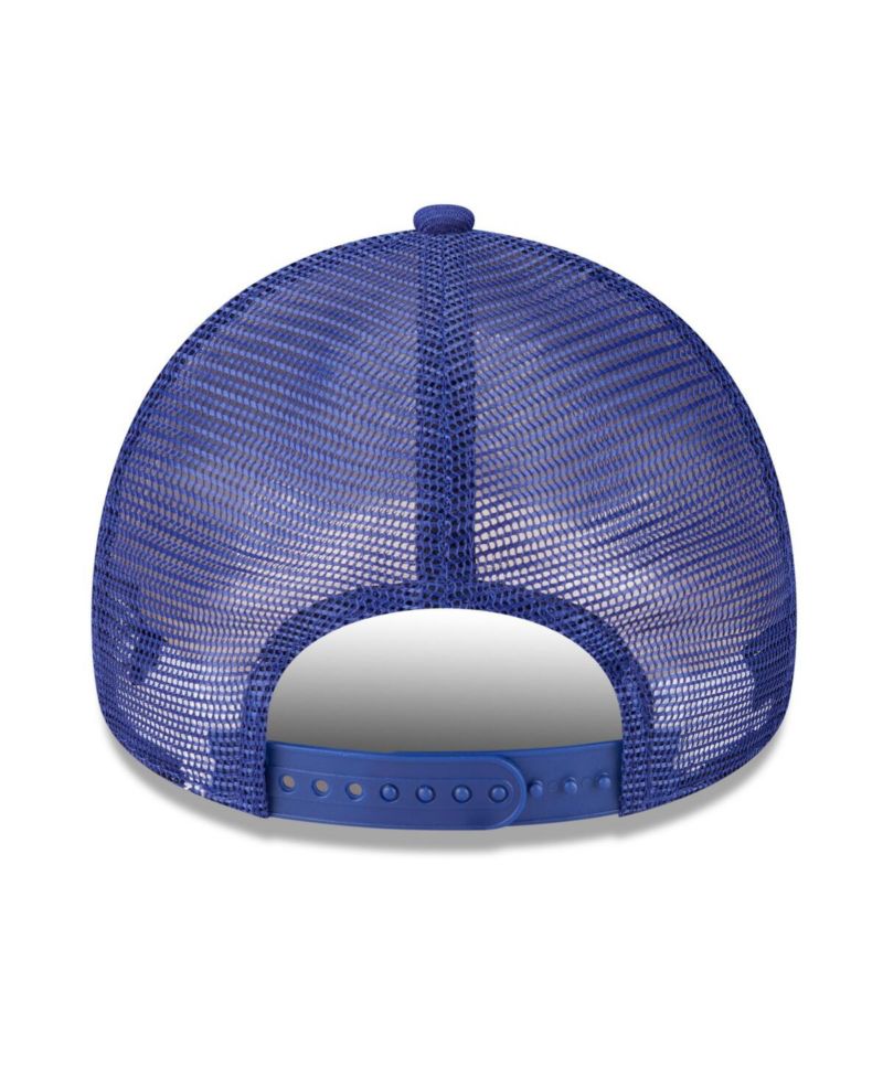 Men's Royal Texas Rangers 2025 Big League Chew A-Frame 9FORTY Adjustable Trucker Hat