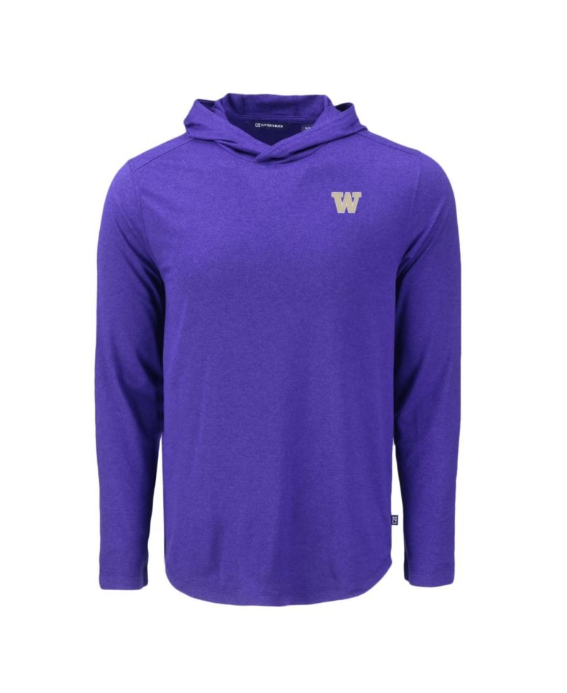 Men's Purple Washington Huskies Coastline Epic Comfort Eco Recycled Long Sleeve Hoodie T-Shirt