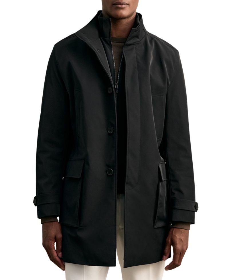 Men's Player Hybrid Removable-Gilet Overcoat
