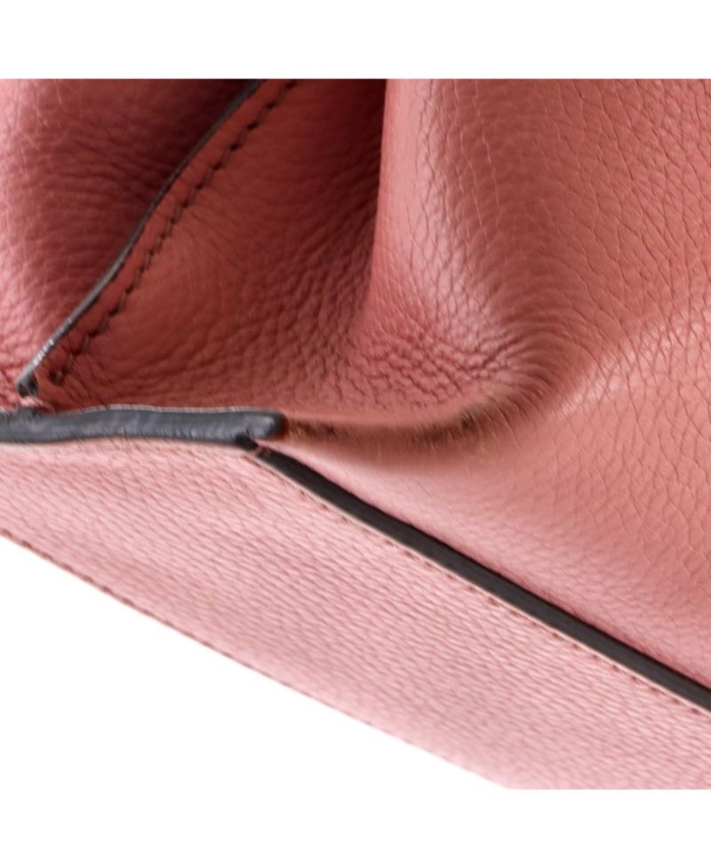 Small Bamboo Daily Top Handle Bag Leather