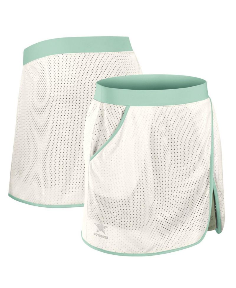 Women's Cream Dallas Cowboys Studio Wellness Skorts