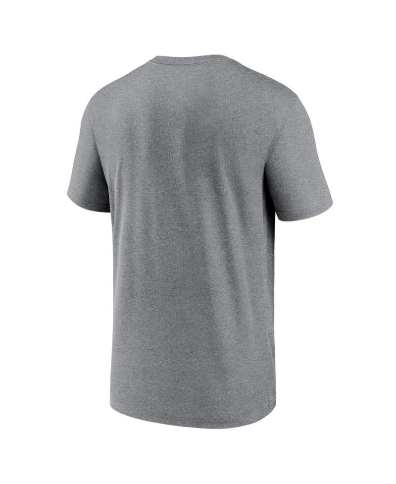 Men's Heathered Charcoal Las Vegas Raiders Property Of Legend Performance T-shirt
