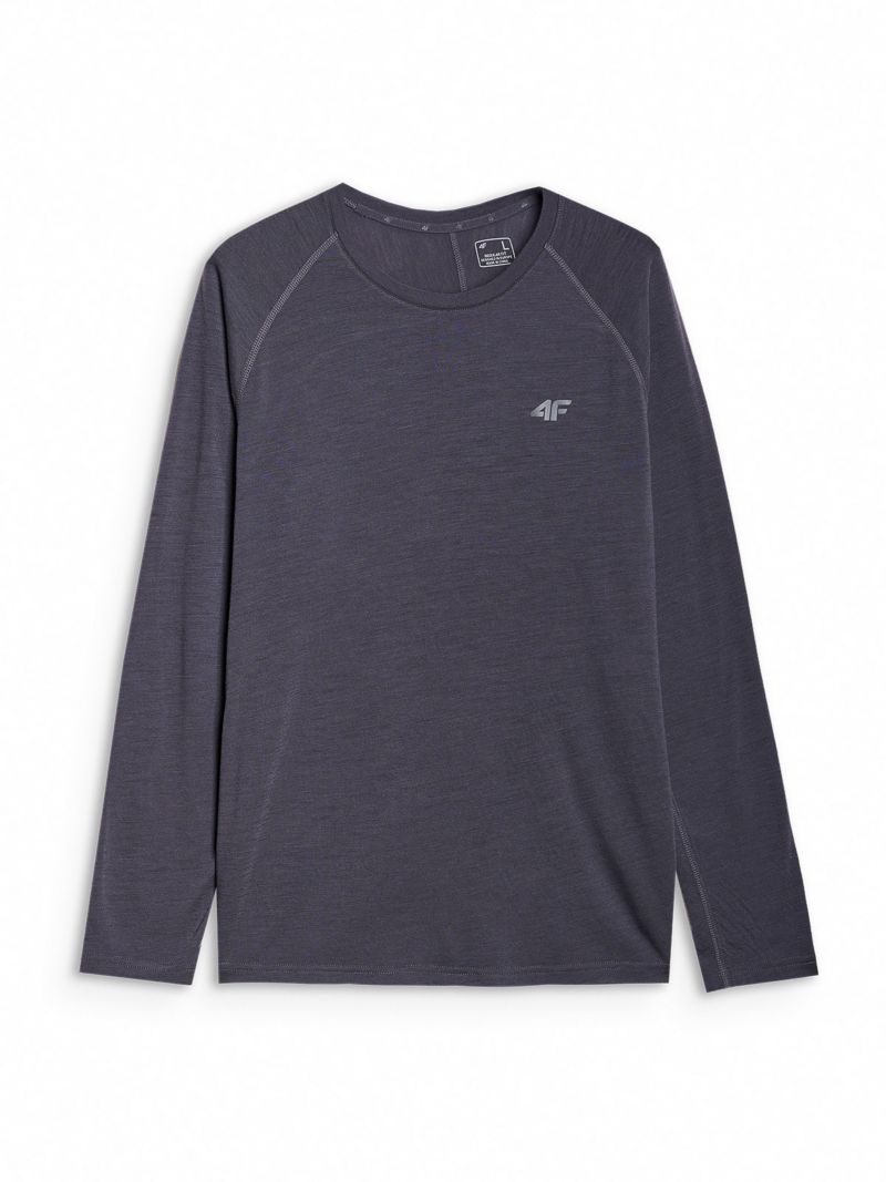 Men's Quick-Dry Trekking Long Sleeve Tee Crewneck Fit