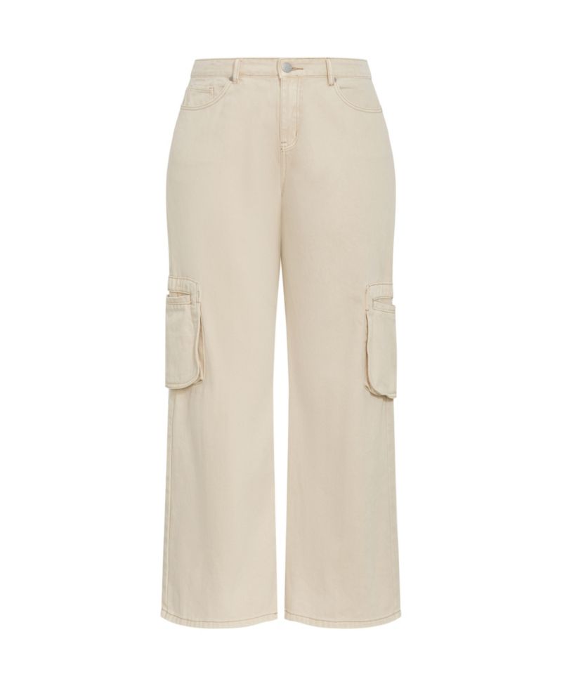 Plus Size Clarence Cargo Denim Pant