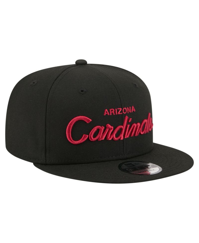 Men's Black Arizona Cardinals Core Team Script 9FIFTY Snapback Hat