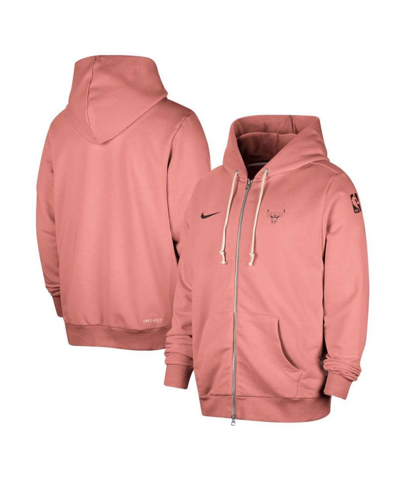 Men's Red Chicago Bulls Authentic Standard Issue Full-Zip Hoodie Jacket