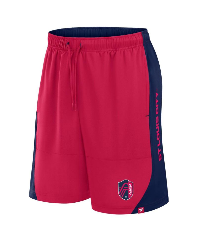 Men's Red St. Louis City SC Throw-In Shorts