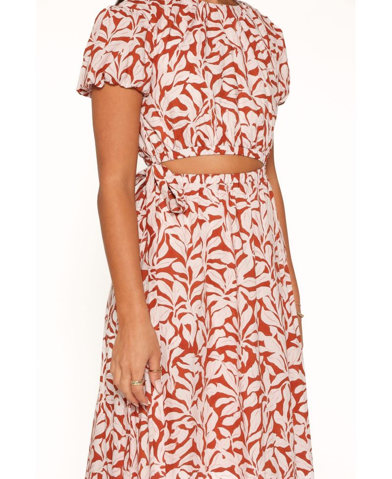 Women's Toria Floral Cut-Out Maxi Dress