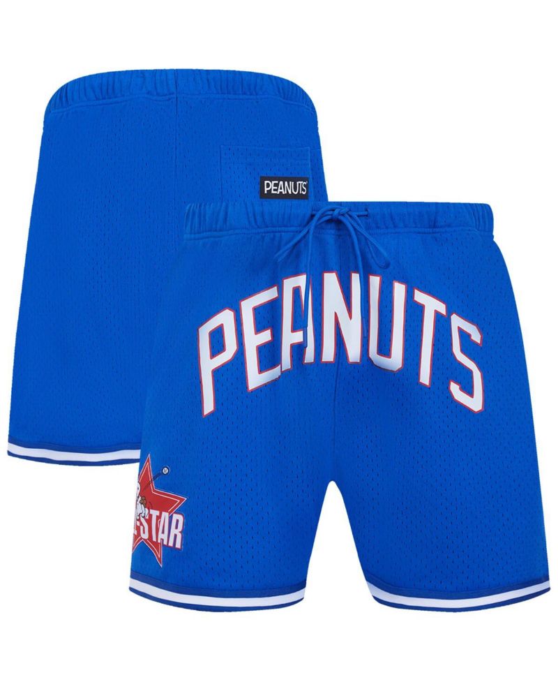 Men's Royal Peanuts Snoopy Good Grief Mesh Shorts