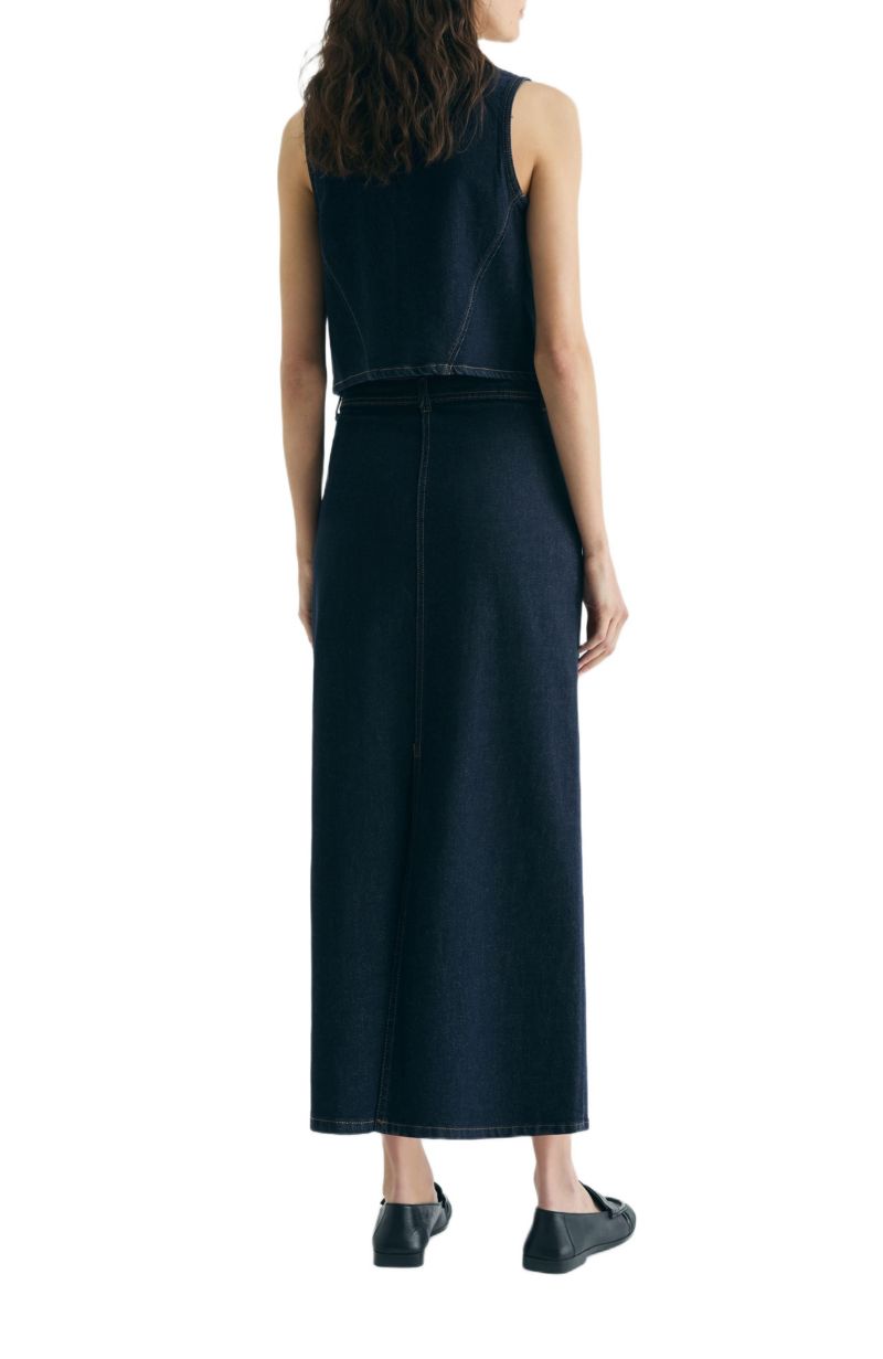 Women's Denim Midi Skirt