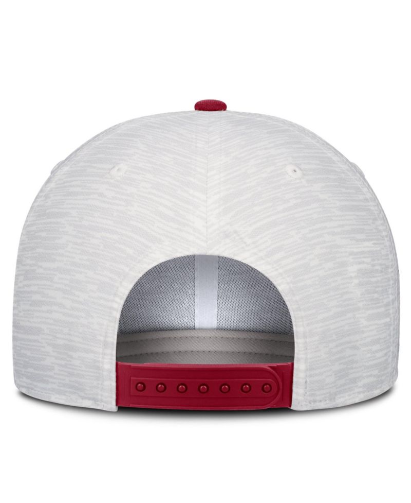 Men's and Women's White/Cardinal Stanford Cardinal Primetime Rise Adjustable Hat