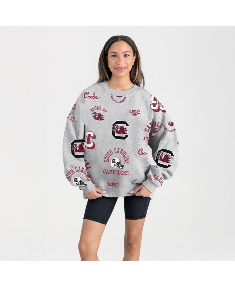 Women's Gray South Carolina Gamecocks Always on Repeat Fleece Sweatshirt