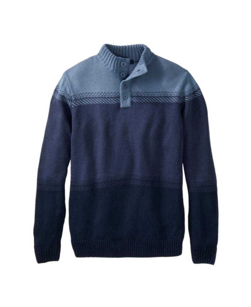 Men's Henley Shaker Sweater