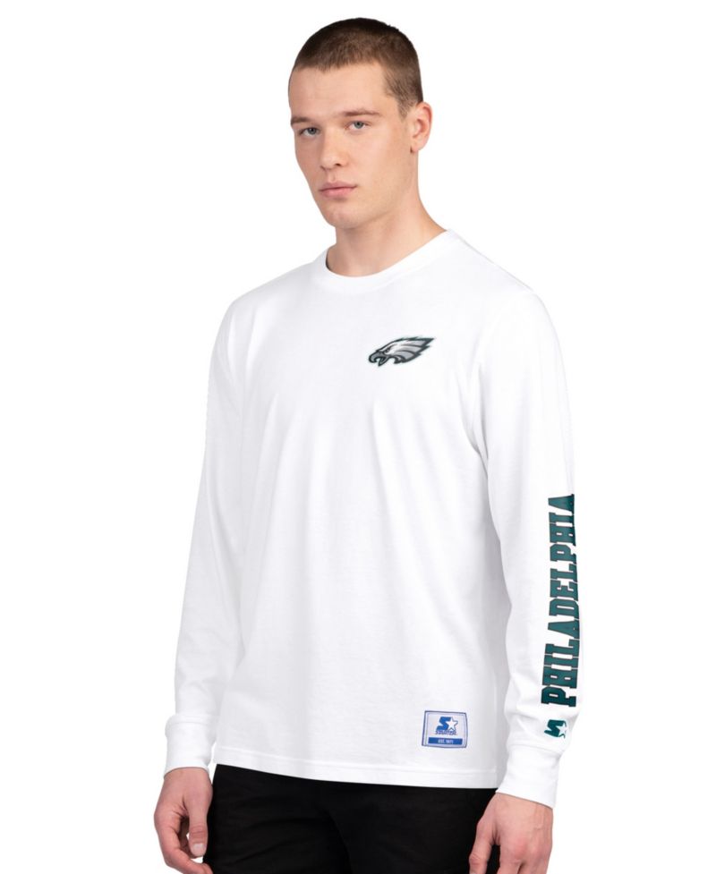 Men's Midnight Green/White Philadelphia Eagles Short Sleeve Long Sleeve T-Shirt