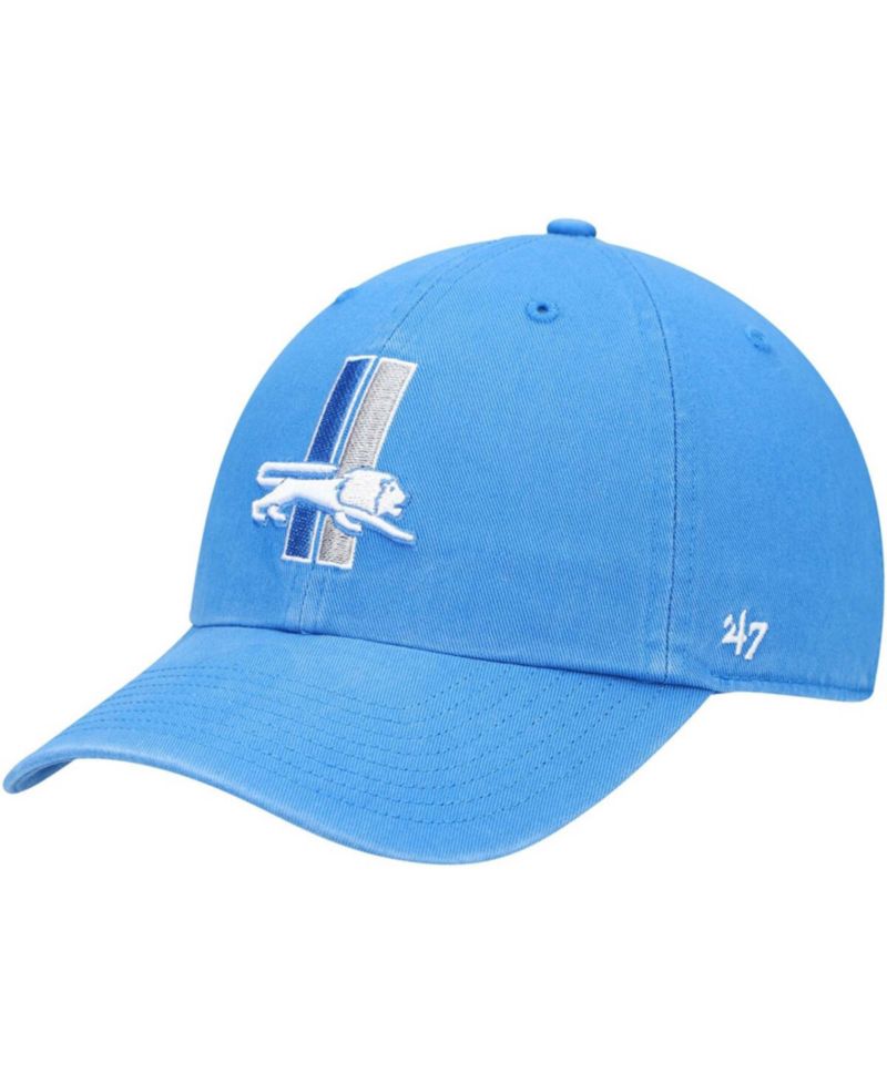 Men's Blue Detroit Lions Clean Up Legacy Adjustable Hat