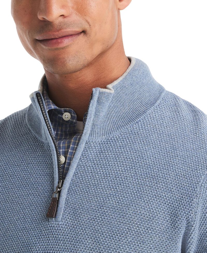 Men's Navtech Classic-Fit Solid Quarter Zip Sweater
