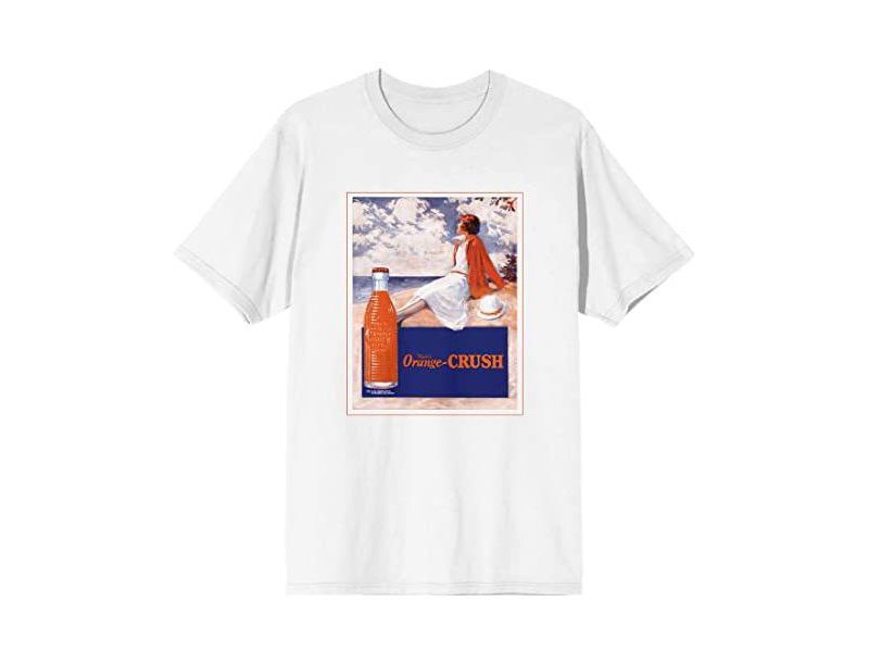 Big & Tall Woman On Seashore White