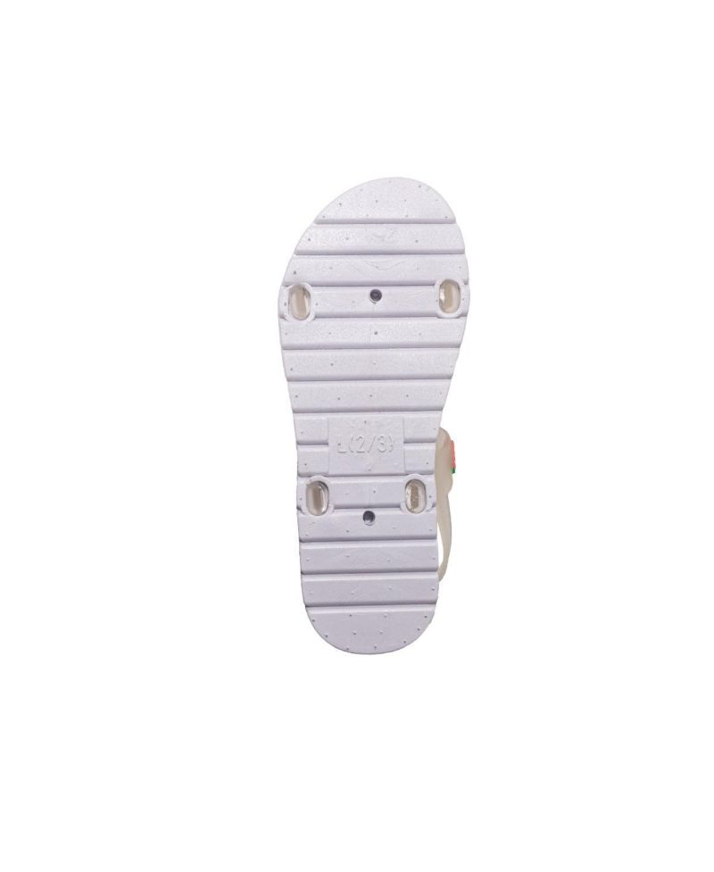 Girls PCU sandal with strawberry charms
