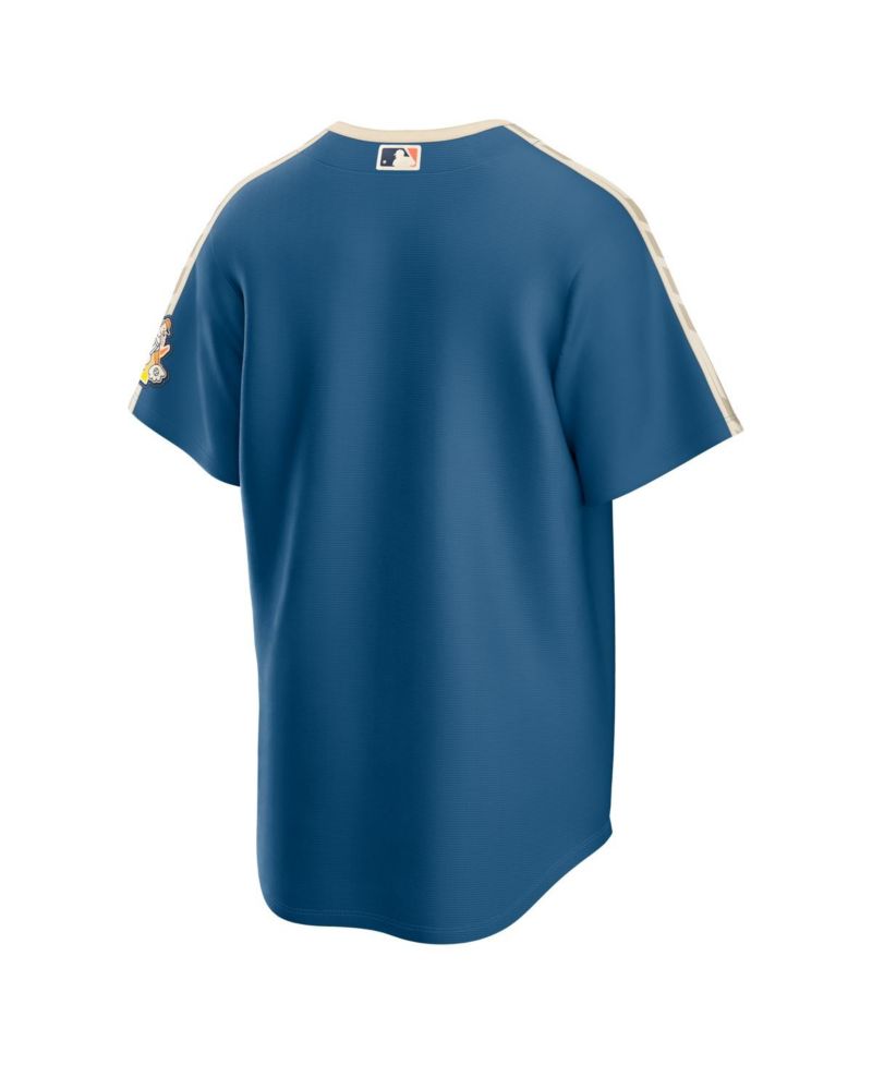 Men's Mineral Blue Milwaukee Brewers 2026 City Connect Stadium Jersey
