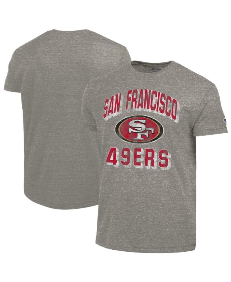 Men's Charcoal San Francisco 49ers Ultimate Tri-Blend T-Shirt