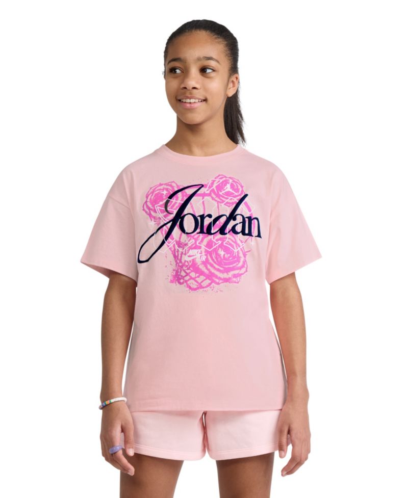 Girls' 7-16 Floral Flight T-Shirt
