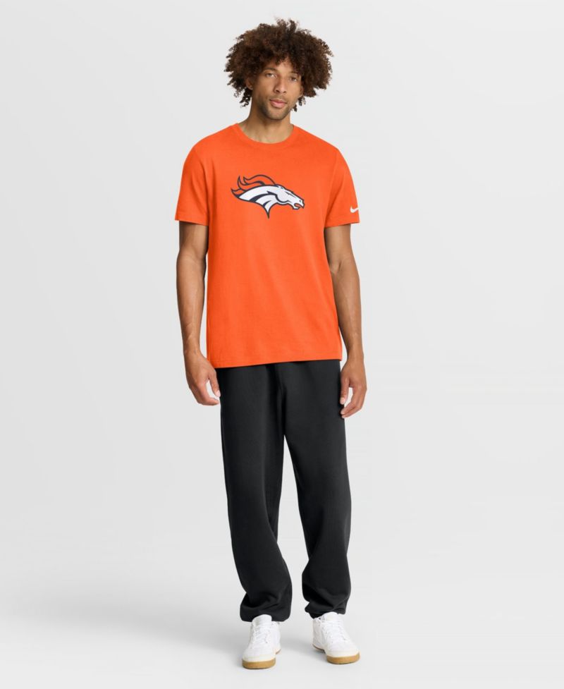 Men's Denver Broncos Logo Crewneck T-Shirt