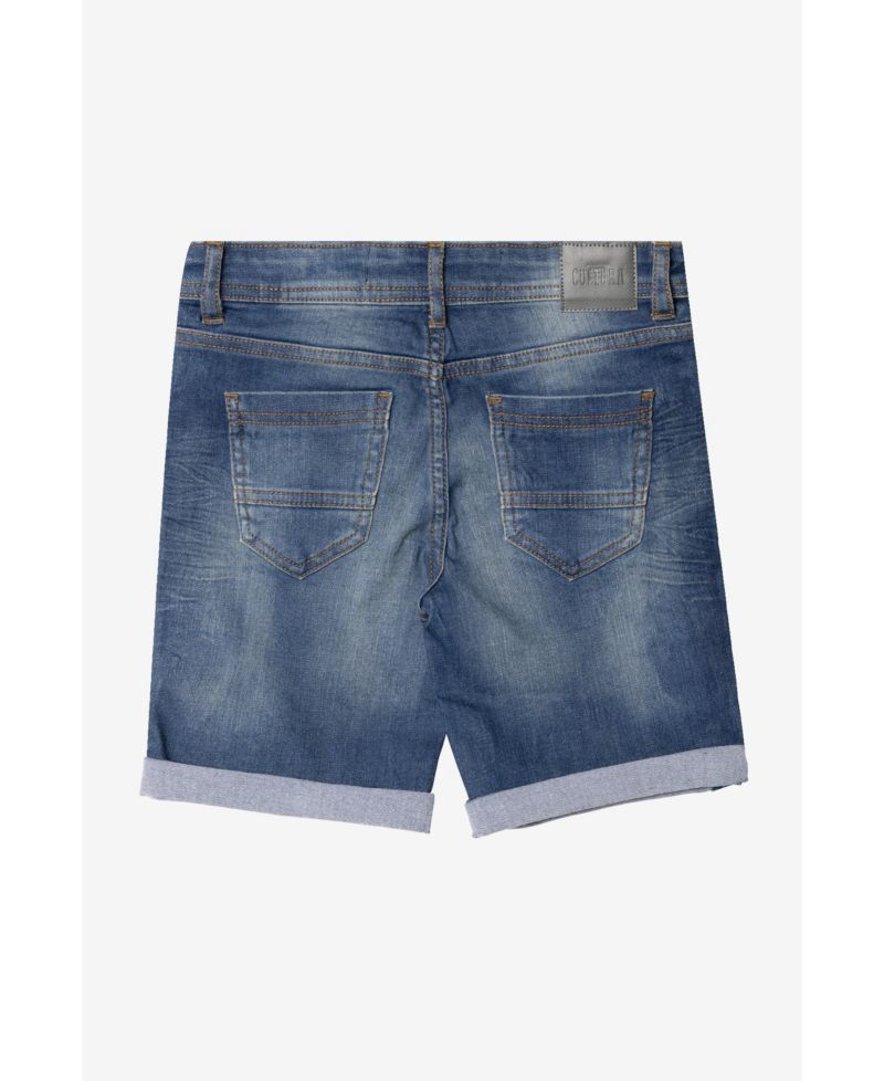 Big Boys Roll-Up Denim Shorts 2-Pack
